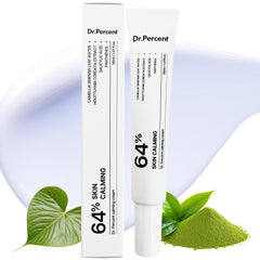drpercent Calming 64% Cream jar close-up showing creamy texture for soothing hydration
