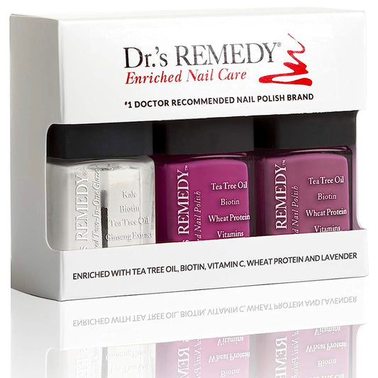 Dr.'s Remedy Brilliant Berry Trio glaze bottle with brilliant shine.
