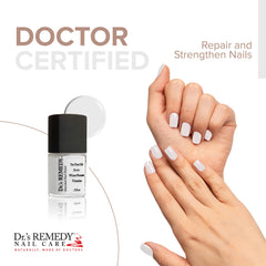 Smooth brush applies even coverage on a clean nail.