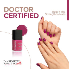 Dr.’s Remedy Enriched Nail Polish brush detail showing smooth application