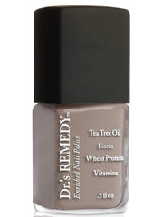 Dr.'s Remedy Enriched Nail Polish Cozy Cafe bottle with rich color and shine.