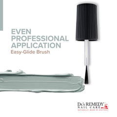 Dr.'s Remedy Soulful Slate Blue closeup shows glossy, vibrant finish.