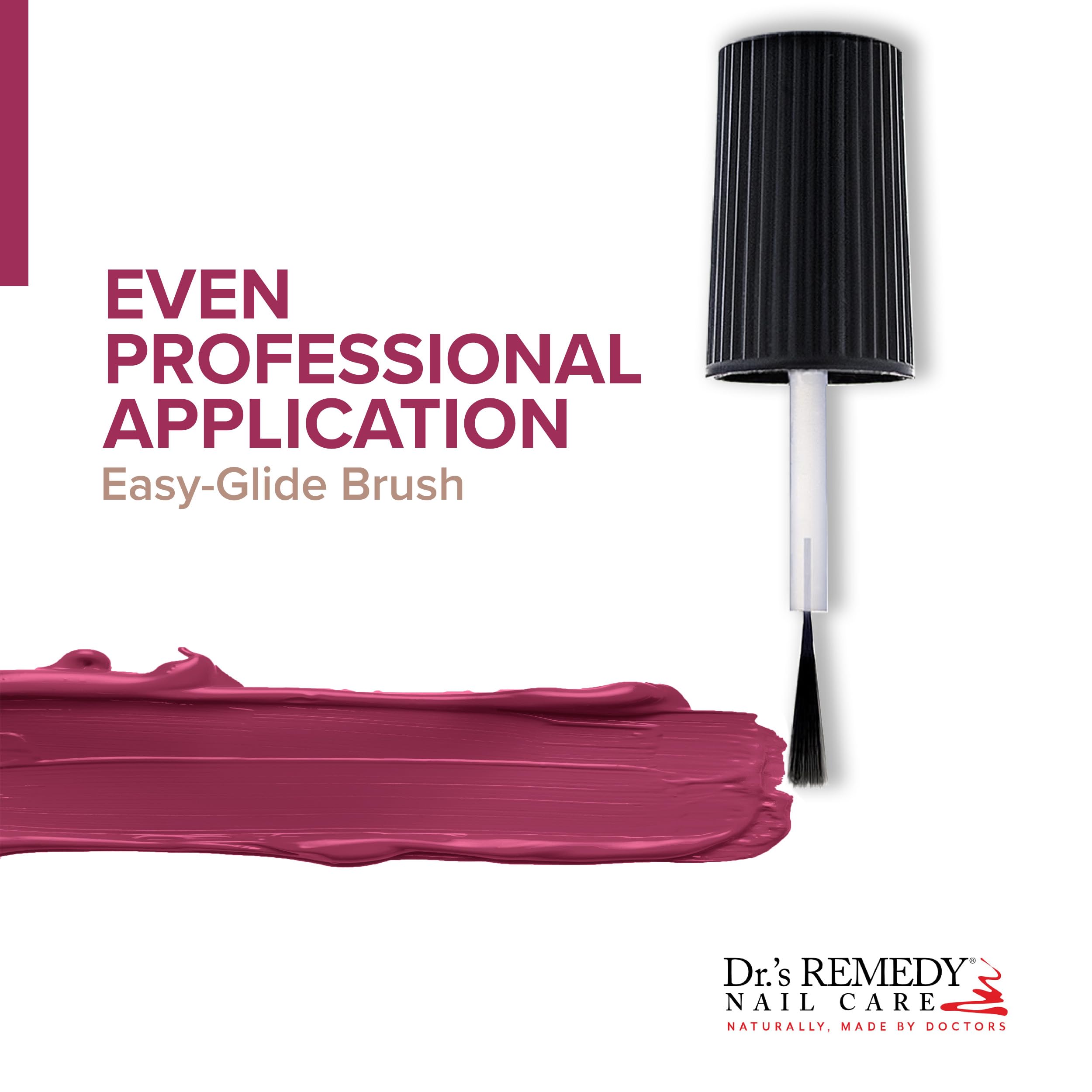 Dr.’s Remedy Enriched Nail Polish wear test demonstrates durable, long-lasting color