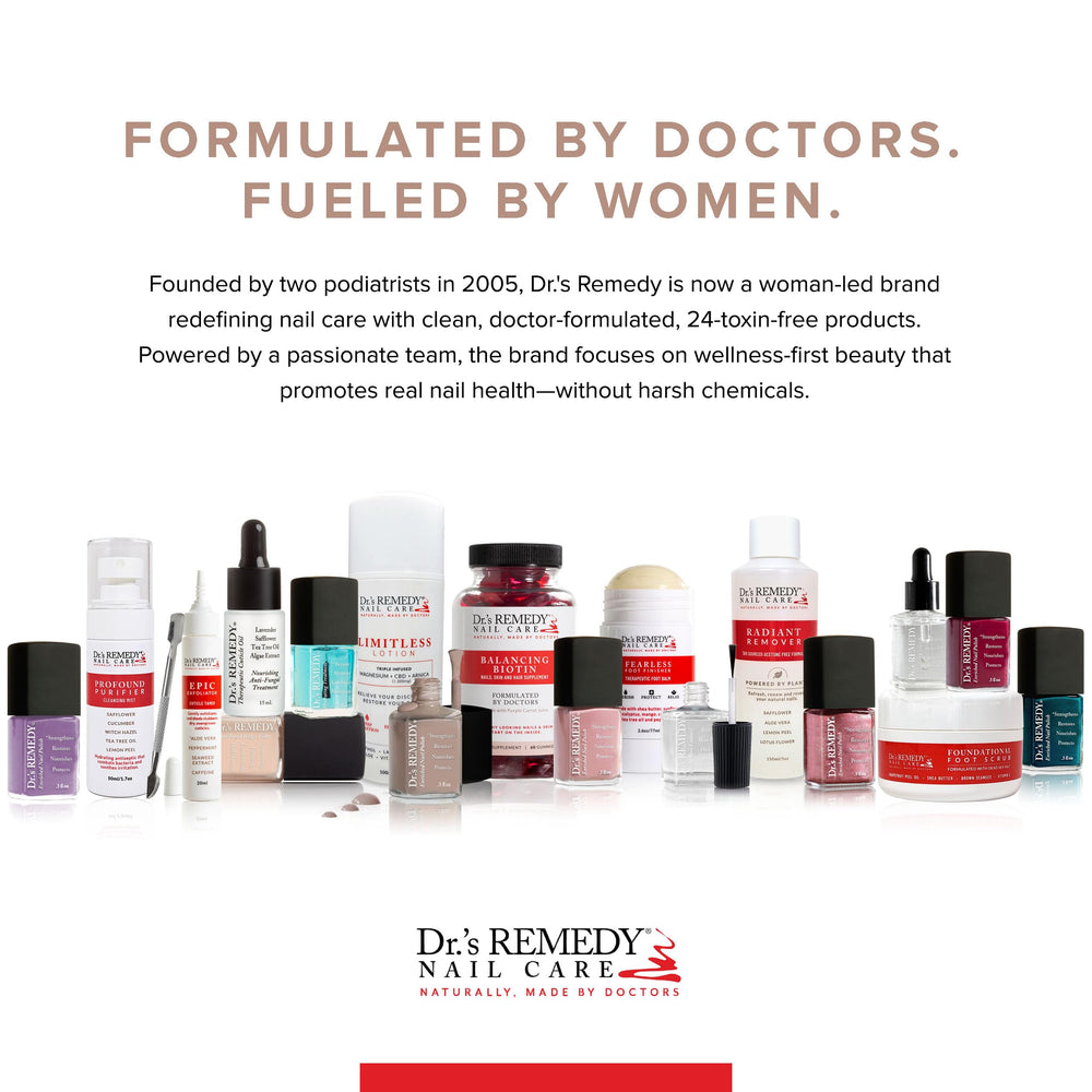 Dr.'s Remedy packaging highlights cruelty-free and vegan formula.