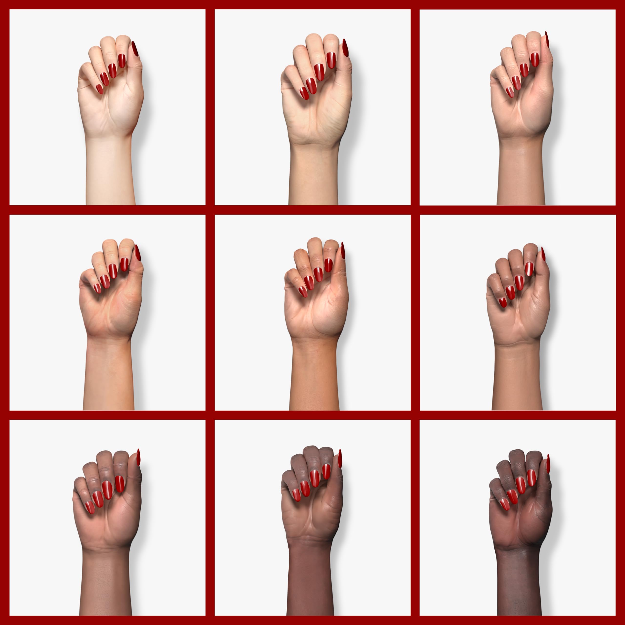 Dr.’s Remedy Rescue Red nails close-up shows vibrant color and nourishment.