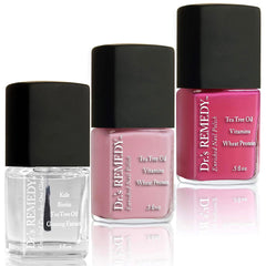 Dr.'s Remedy Think Positive Trio pack for natural daily nail care.