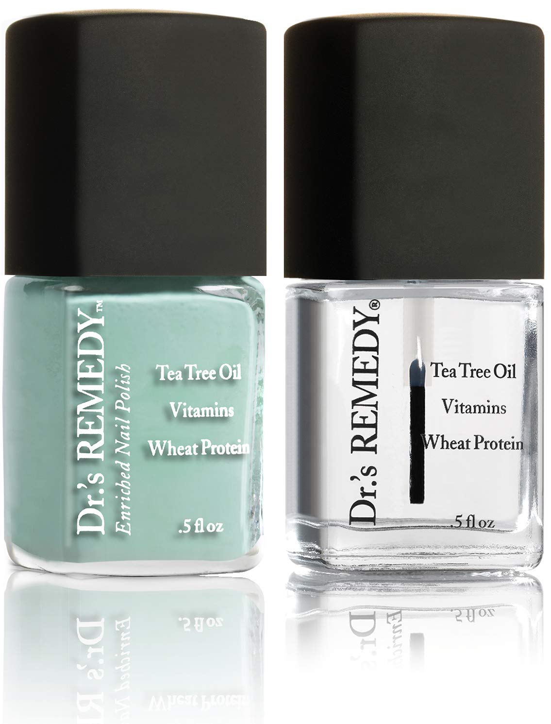 Dr.'s Remedy Trusting Turquoise bottle ready for fast-dry application