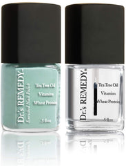Dr.'s Remedy Trusting Turquoise bottle ready for fast-dry application