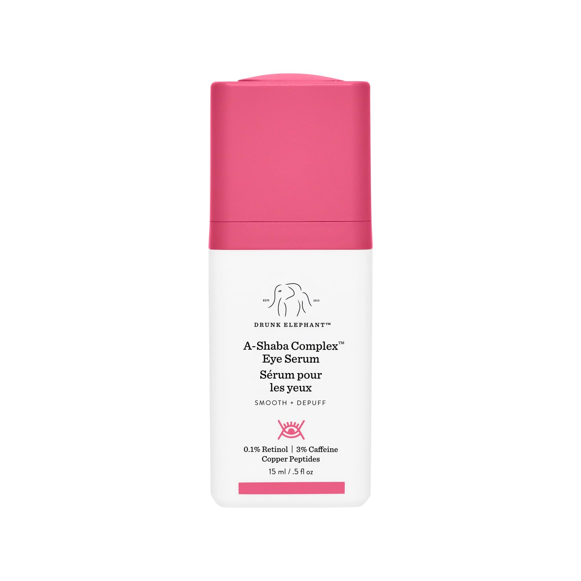 Drunk Elephant A-Shaba Complex Eye Serum bottle for under-eye care