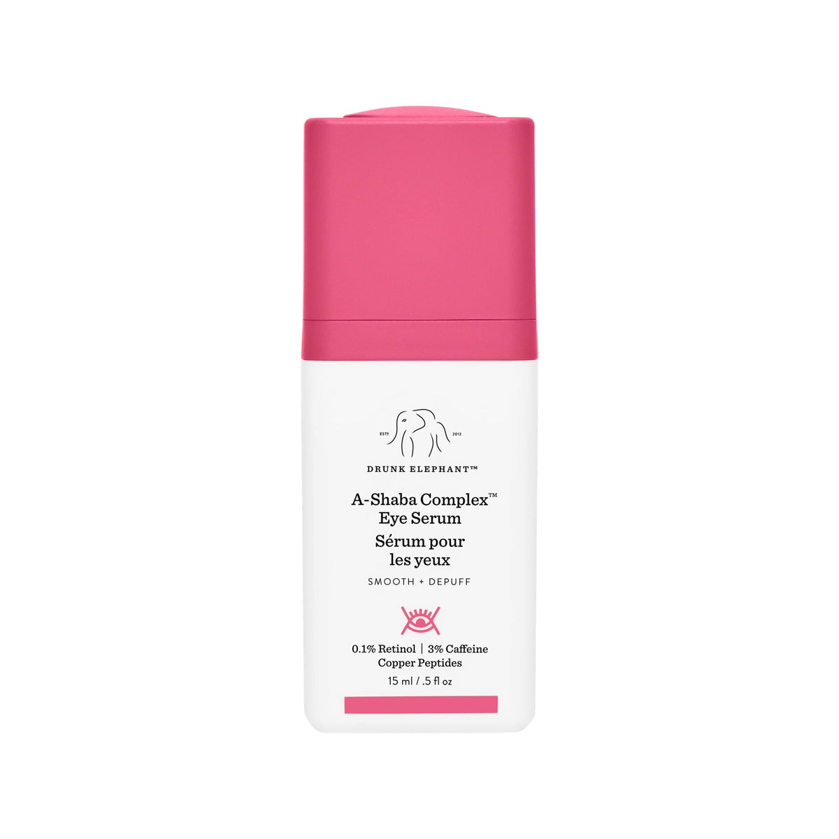 Drunk Elephant A-Shaba Complex Eye Serum bottle for under-eye care