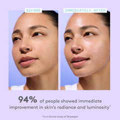 Drunk Elephant Amino Rain Serum being applied to clean skin