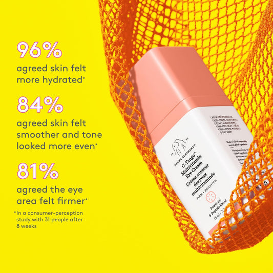Drunk Elephant C-Tango Eye Cream application on under-eye area
