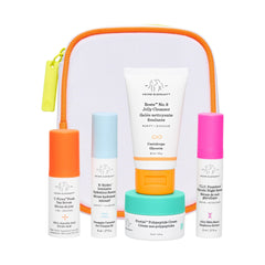 Drunk Elephant Littles travel collection image showing compact bottles for on‑the‑go skincare.
