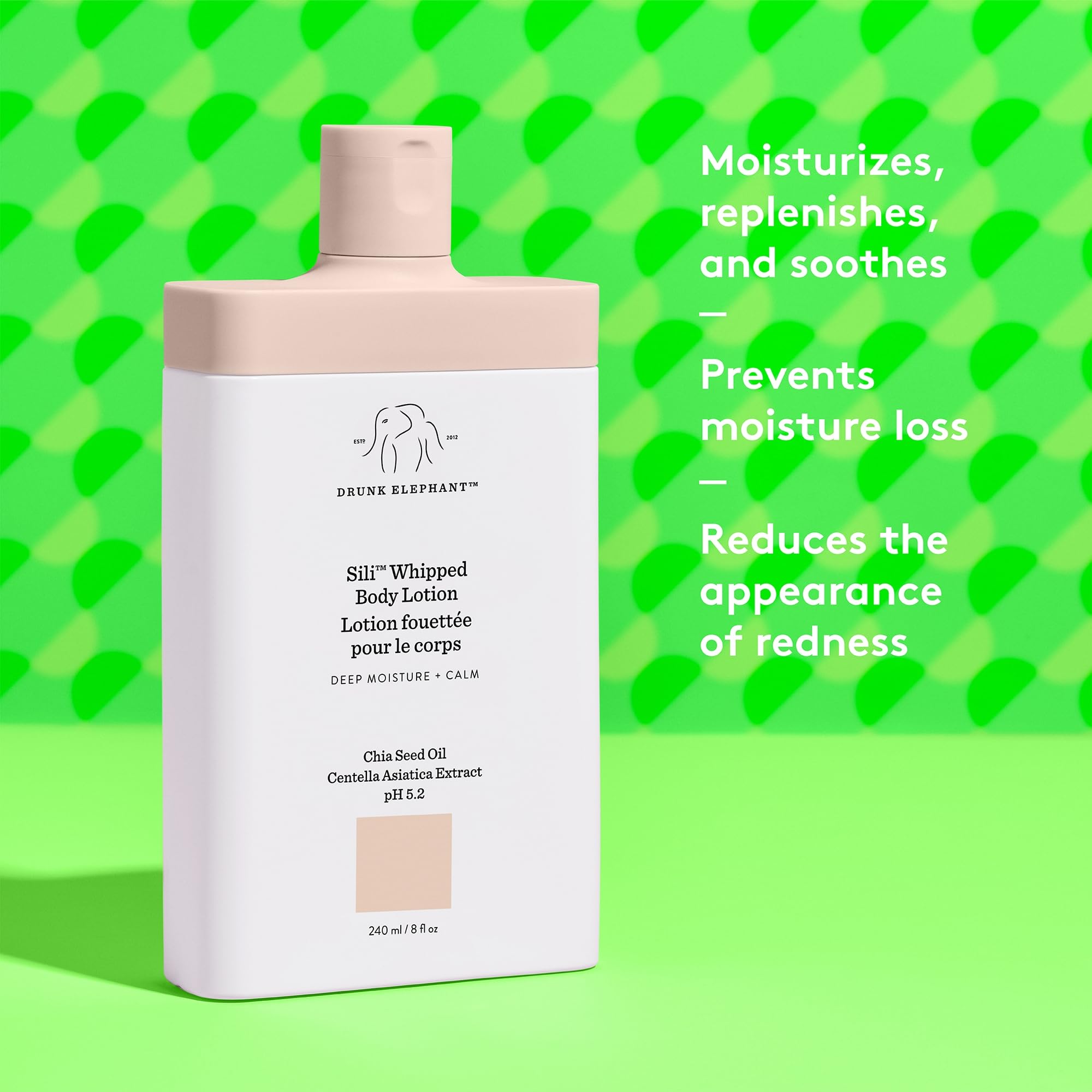 Drunk Elephant Sili Whipped texture close-up showing lightweight, soothing moisture.