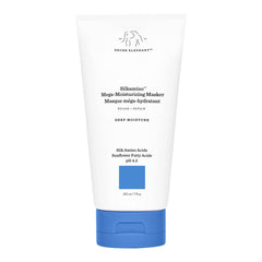 Drunk Elephant Silkamino Masker bottle close-up highlighting moisture boost.