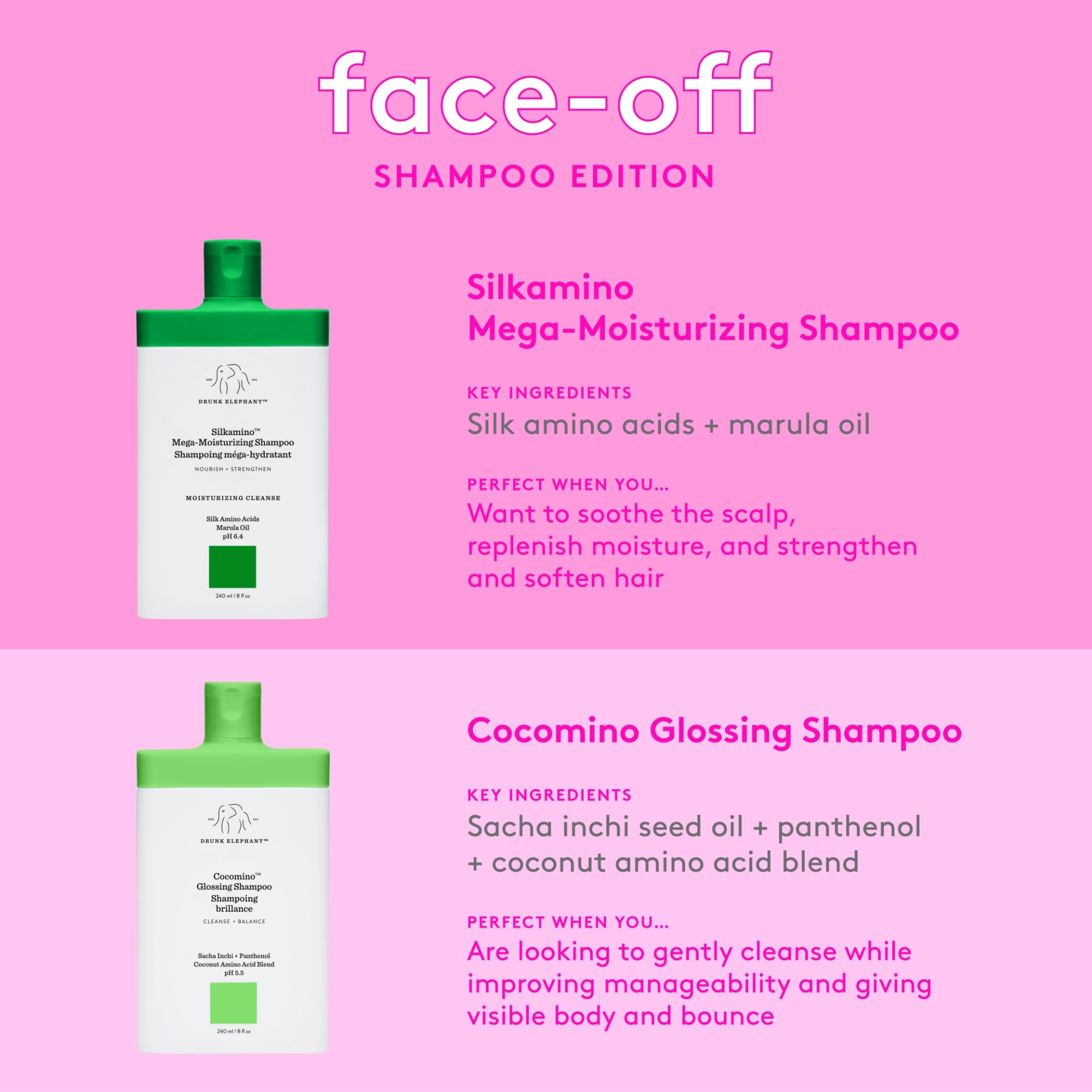 Shiny, manageable hair after use, ready for conditioning step.