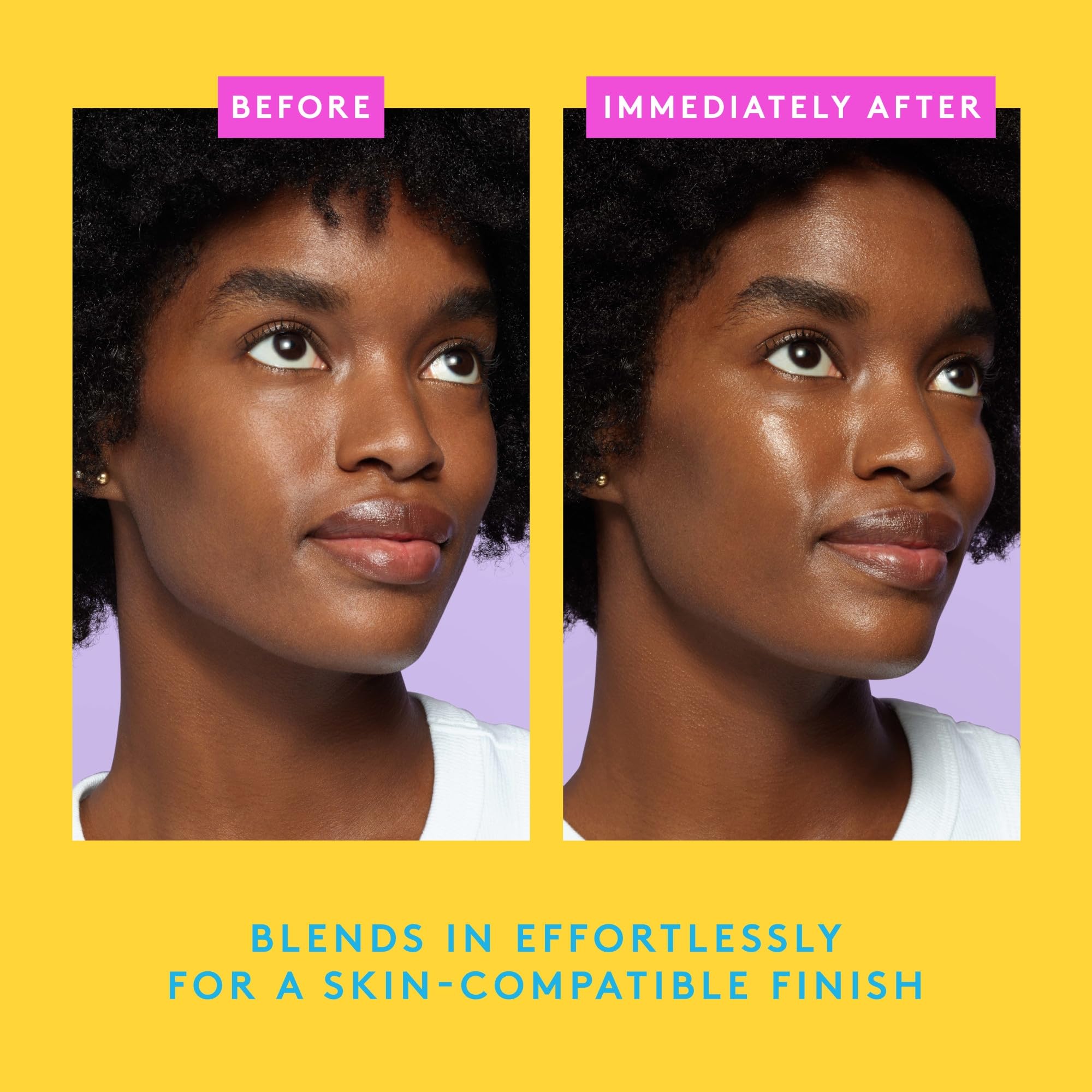 Drunk Elephant Umbra Cocoa swatch demonstrates sheer skin-tint finish for natural looks.