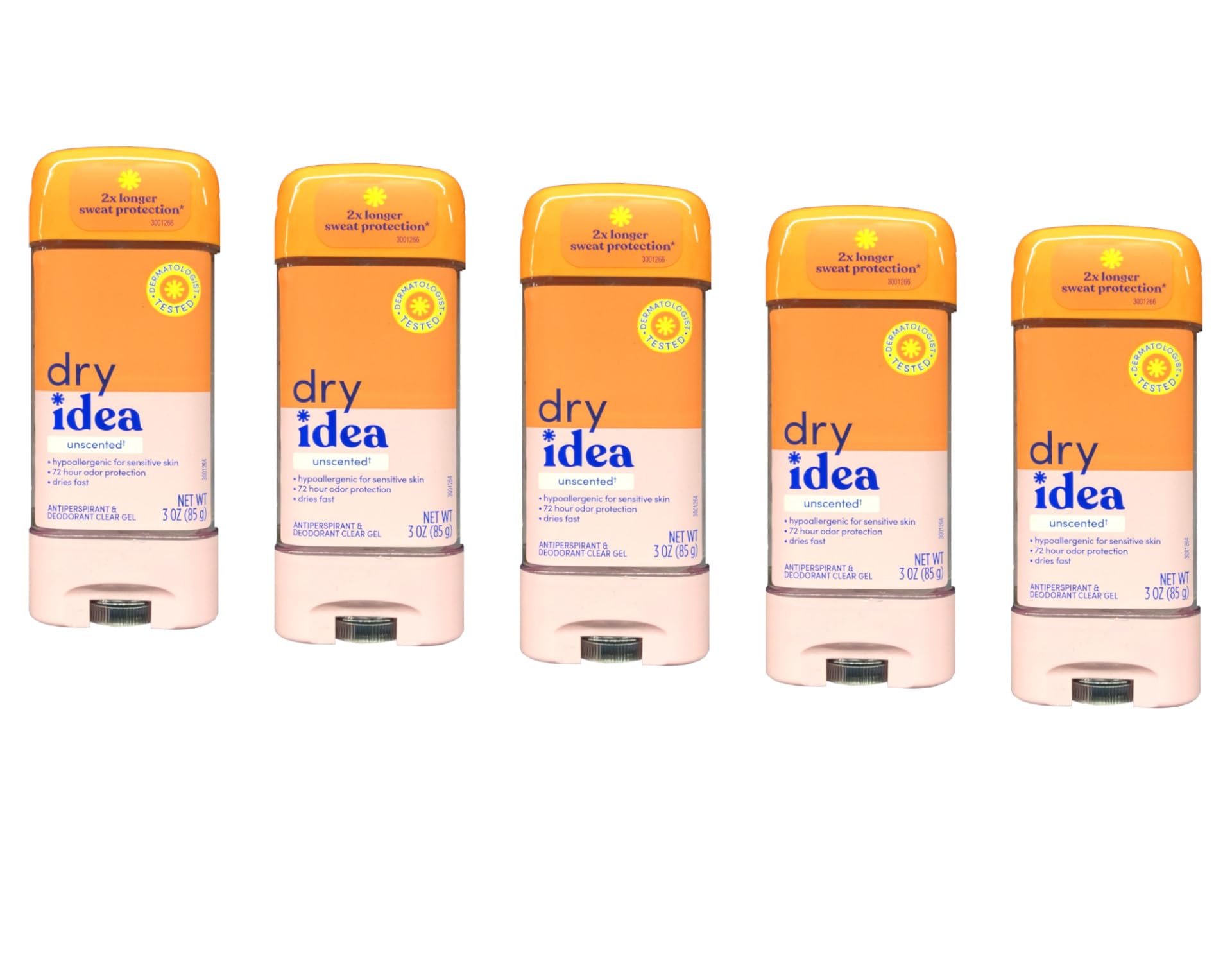 Dry Idea Advanced Dry unscented application demonstrates fast-drying gel for gym days