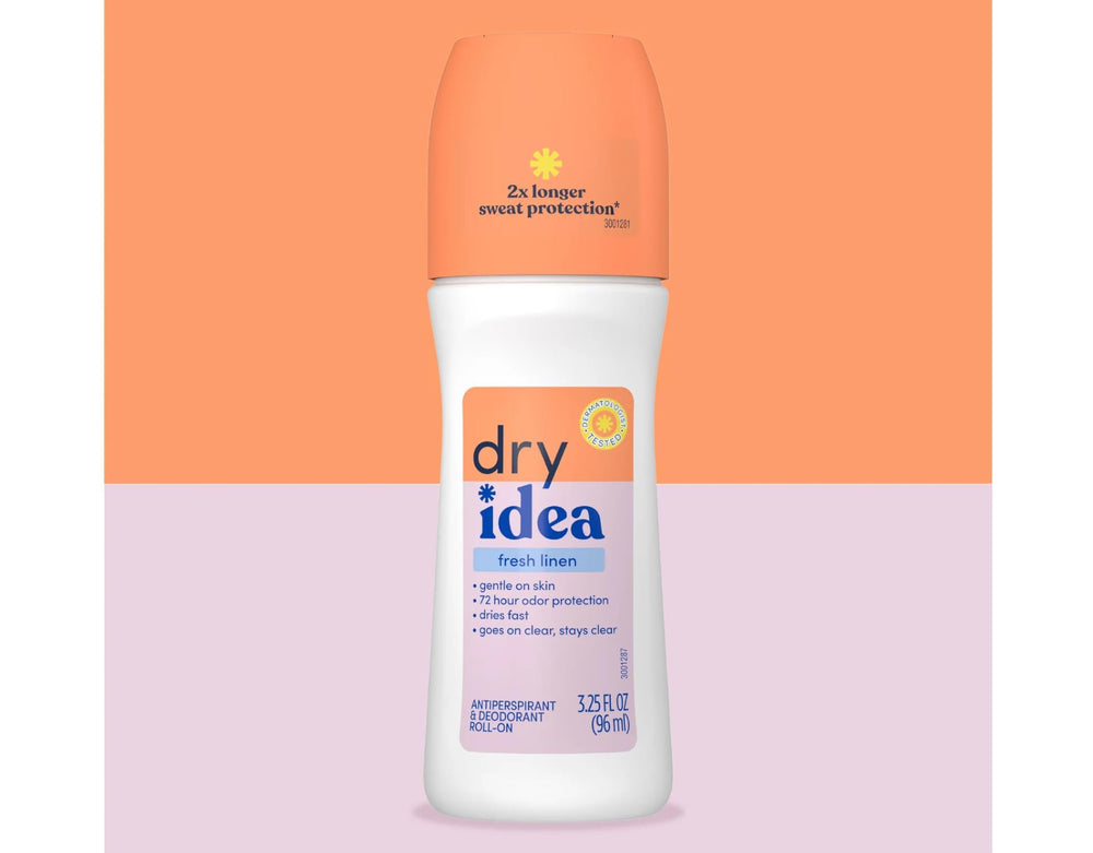Dry Idea Fresh Linen on-day wear scene suggesting all-day confidence