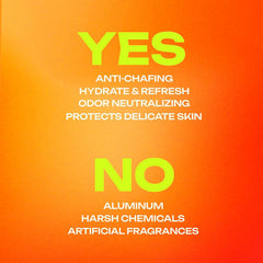 Dryyd Deodorizing Toner Spray for Balls balances pH and soothes delicate skin.