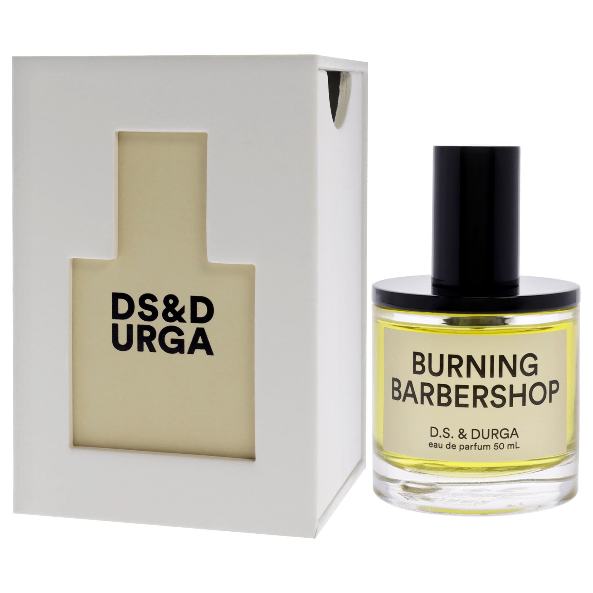 DS & Durga Burning Barbershop packaging detail highlighting design