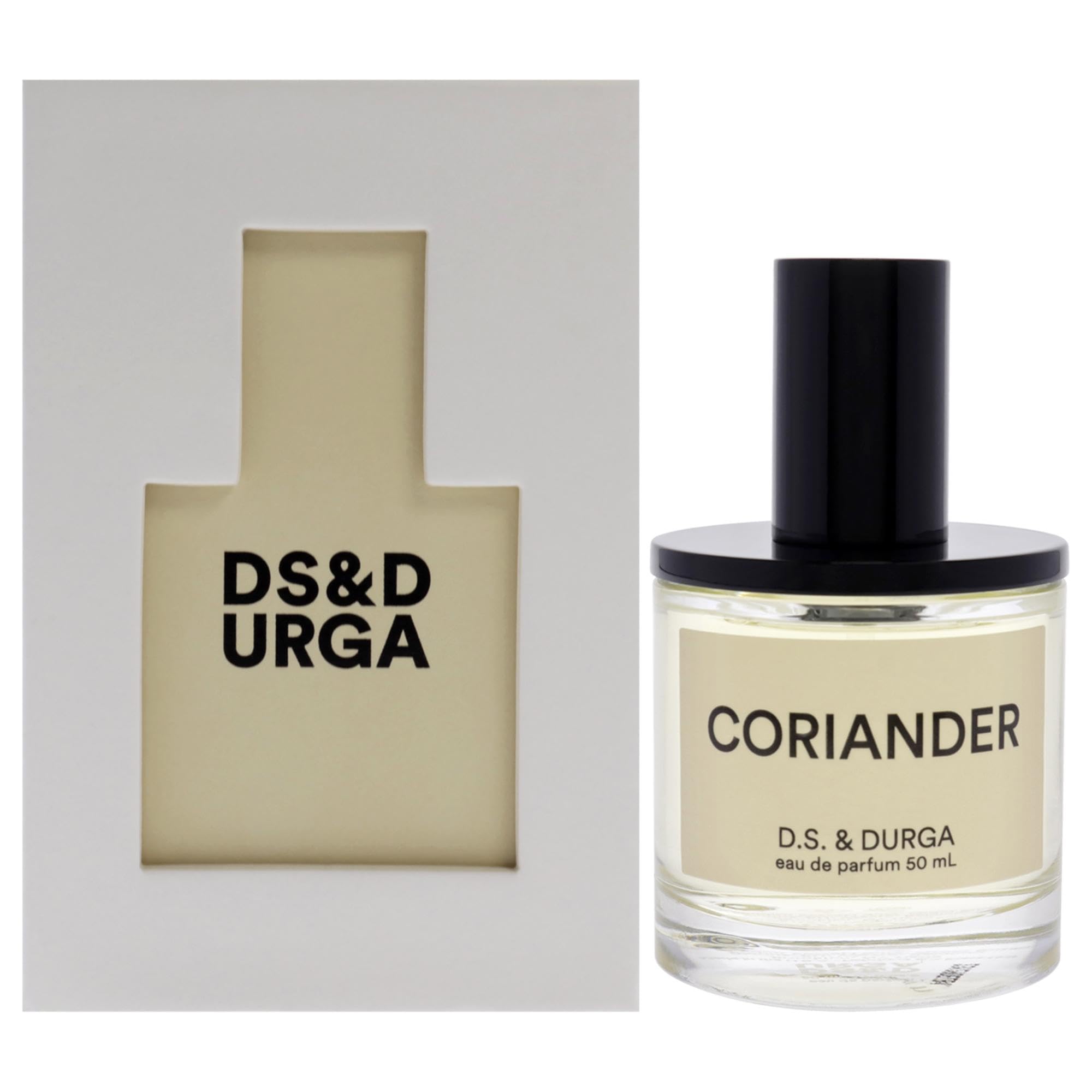 D.S. & Durga Coriander for Women bottle close-up, premium design for daily wear.
