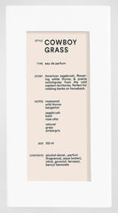DS & Durga Cowboy Grass packaging close-up highlights premium design and gift-ready presentation.