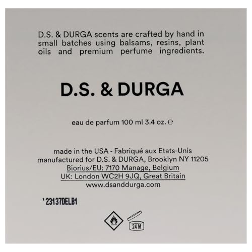 DS & Durga Cowboy Grass wrist application captures vetiver and sage notes on skin.