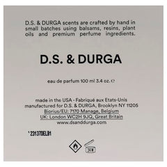 DS & Durga Cowboy Grass wrist application captures vetiver and sage notes on skin.
