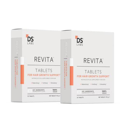 DS Laboratories Revita Hair Density bottle front view highlighting daily supplement