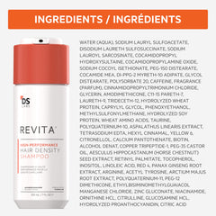 DS Labs Revita bottle shining image conveys premium, dermatologist-recommended hair care option.