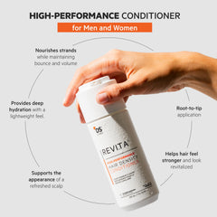 DS Labs Revita Conditioner yields fuller-looking hair texture after use.