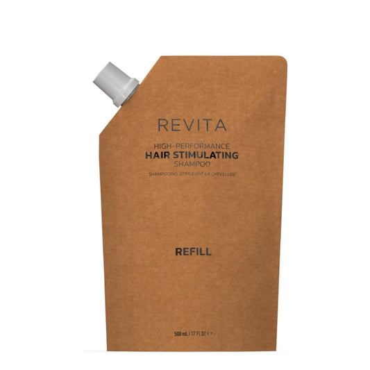 DS Laboratories Revita Shampoo refill 500ml front view, easy, scalp refreshing cleanse.
