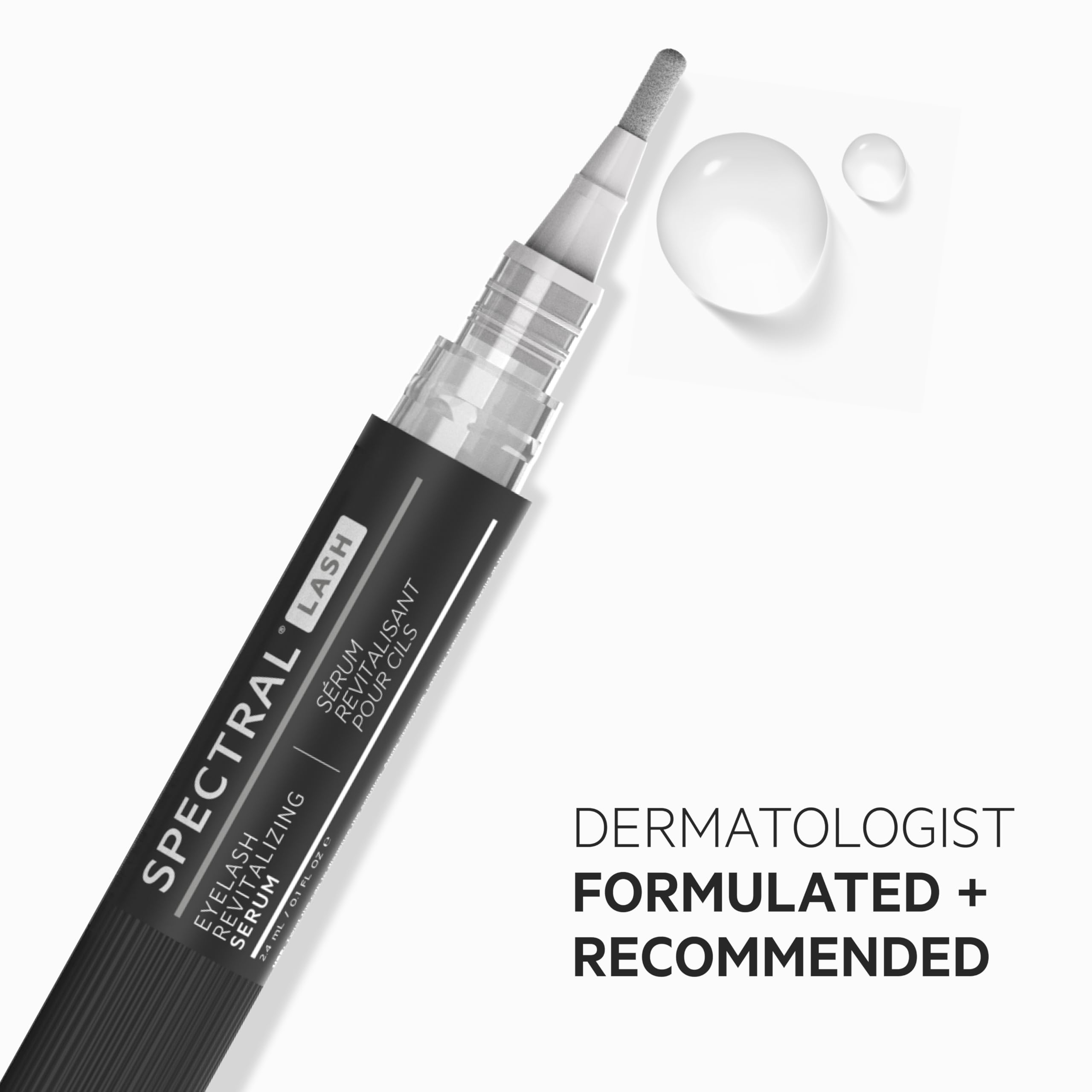 DS Labs Spectral.LASH safe with extensions demonstrating gentle care