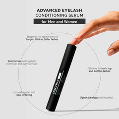 DS Labs Spectral.LASH wand applying along the lash line for even coverage