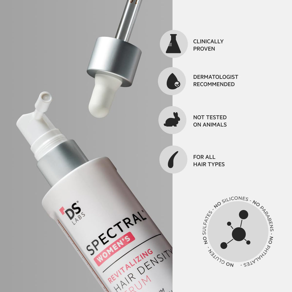 DS Labs Spectral Women's Hair Density Serum daily-routine feature enables simple, lightweight application.