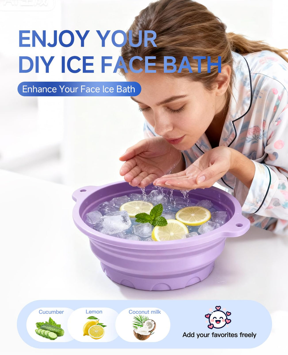 Dtuoen Face Bowl collapsible design for travel-friendly skincare.