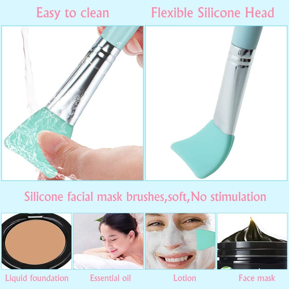 DUAIU blush brush for even blush distribution and natural color.