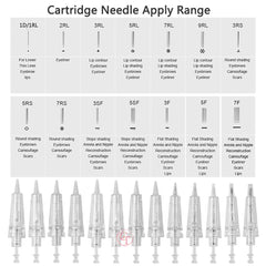 DuBeauty 5P cartridge supports even eyebrow shading.