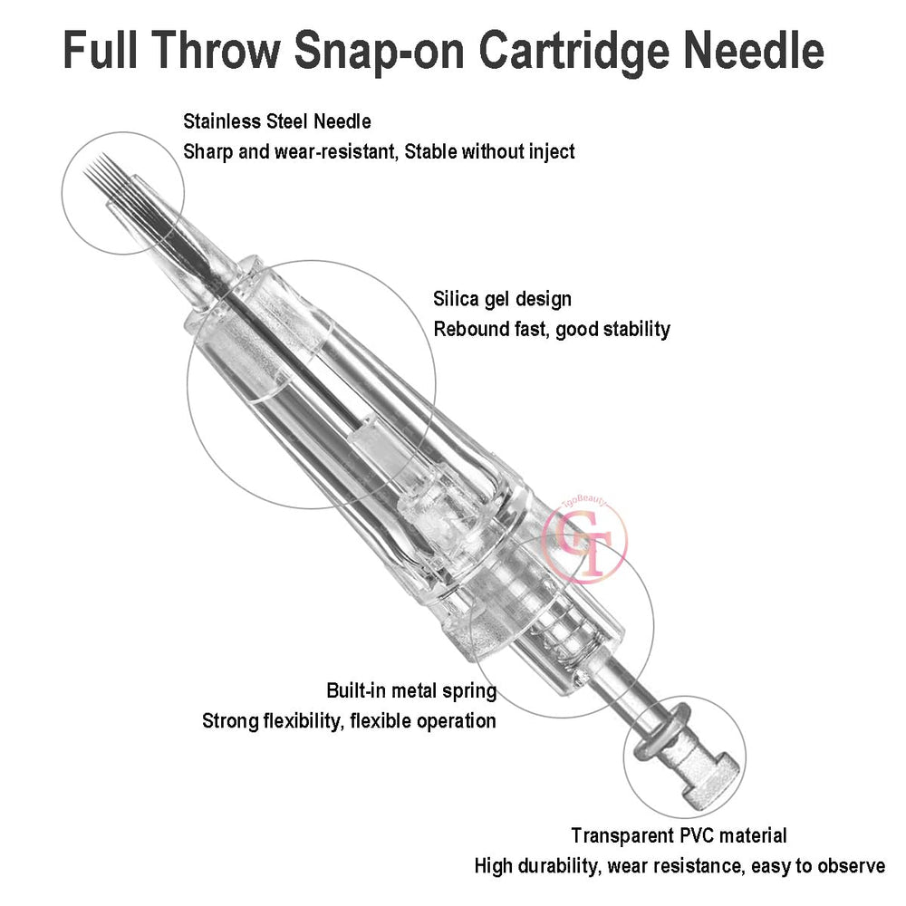 DuBeauty sterilized disposable needle pack for safe use.