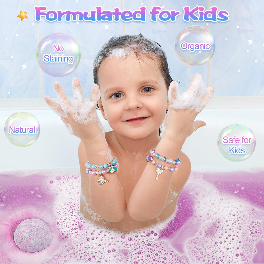 Duchong bath time scene with kids enjoying safe, naturally scented bubbles