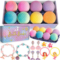 Duchong Mermaid Bath Bombs kids gift idea for birthdays