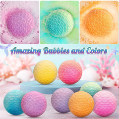 Duchong Mermaid Bath Bombs with surprise toy inside