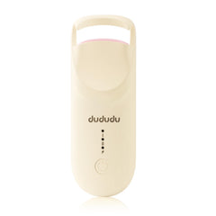 DUDUDU heated eyelash curler front view for precise, gentle curling on the go.
