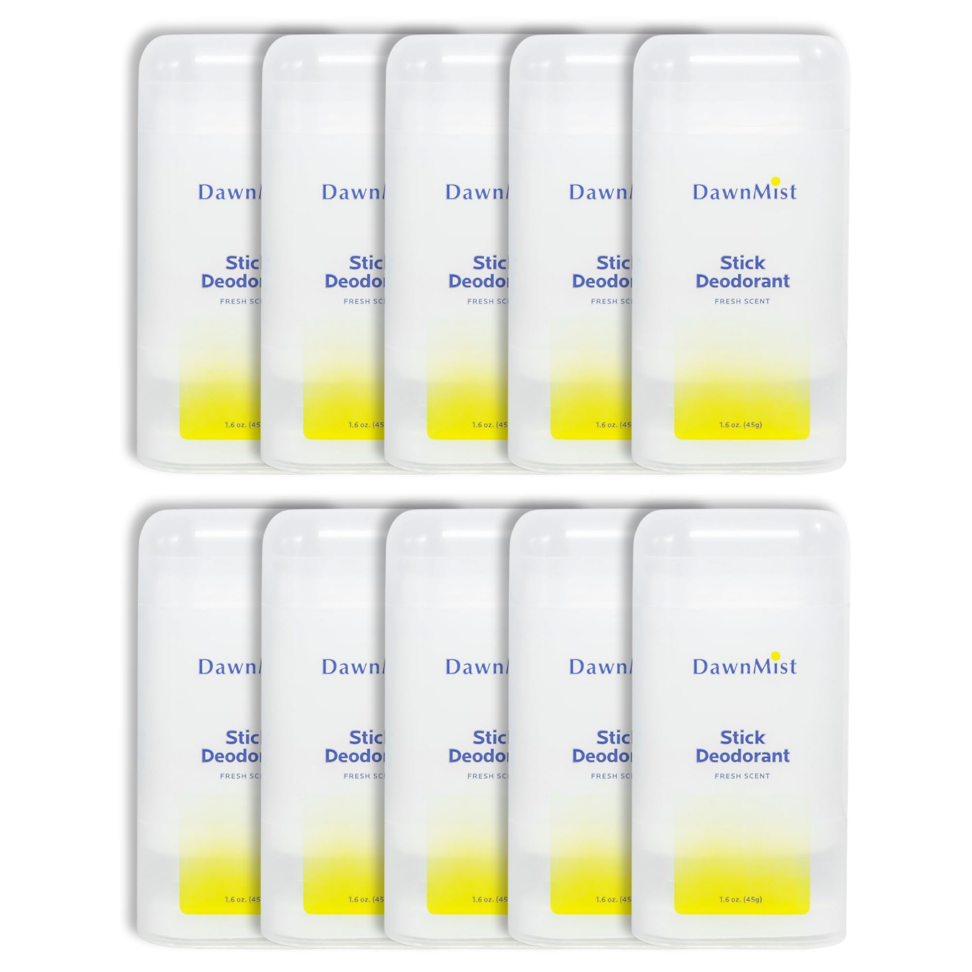 Dukal Dawn Mist Stick Deodorant 10-pack delivers long-lasting freshness for busy days.