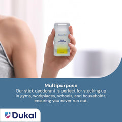 Dukal Dawn Mist Stick Deodorant comes in a one-point-six-ounce size.