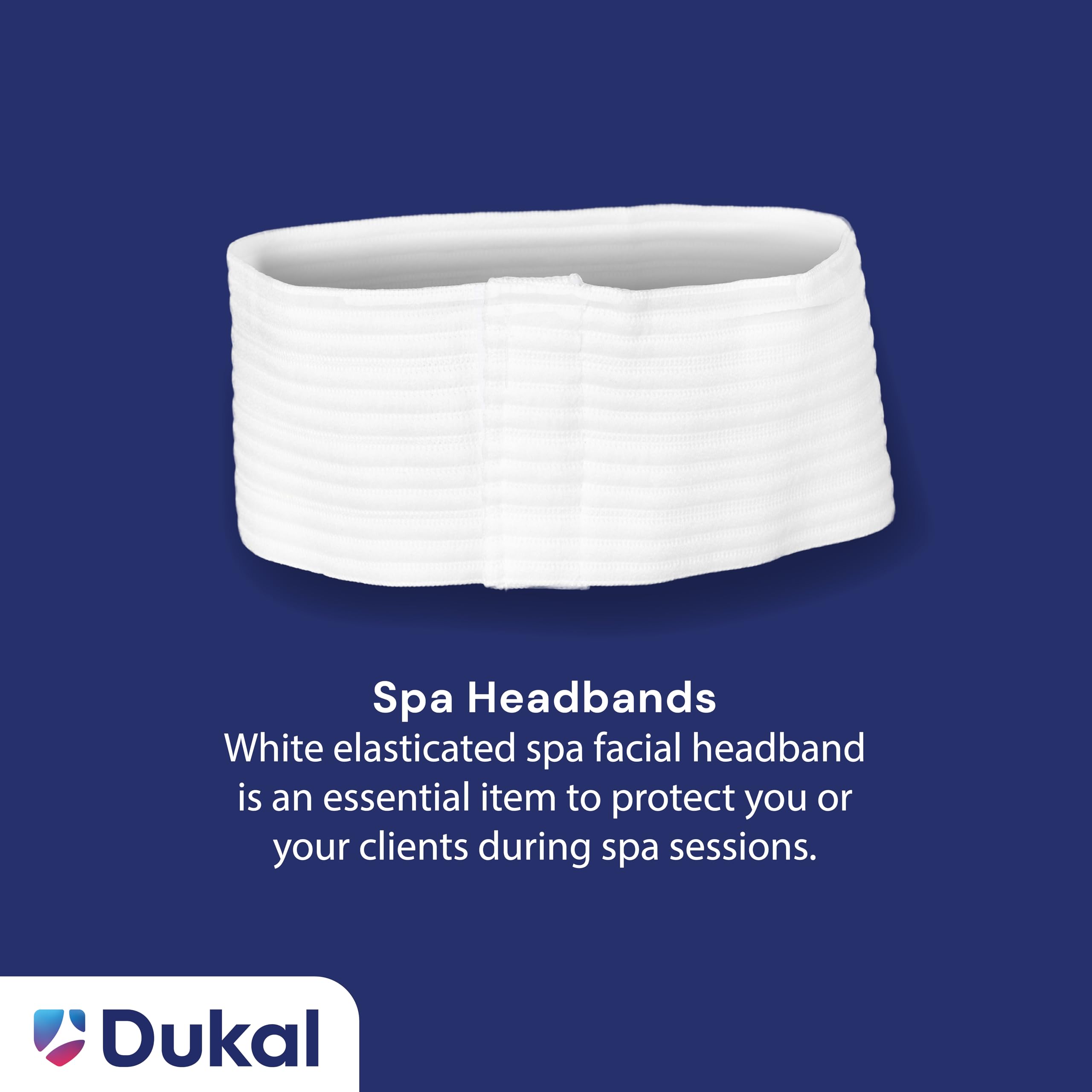 Closeup of Dukal Reflections headband fabric for soft texture