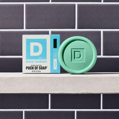 4-pack Duke Cannon soap puck bundle for practical grooming.
