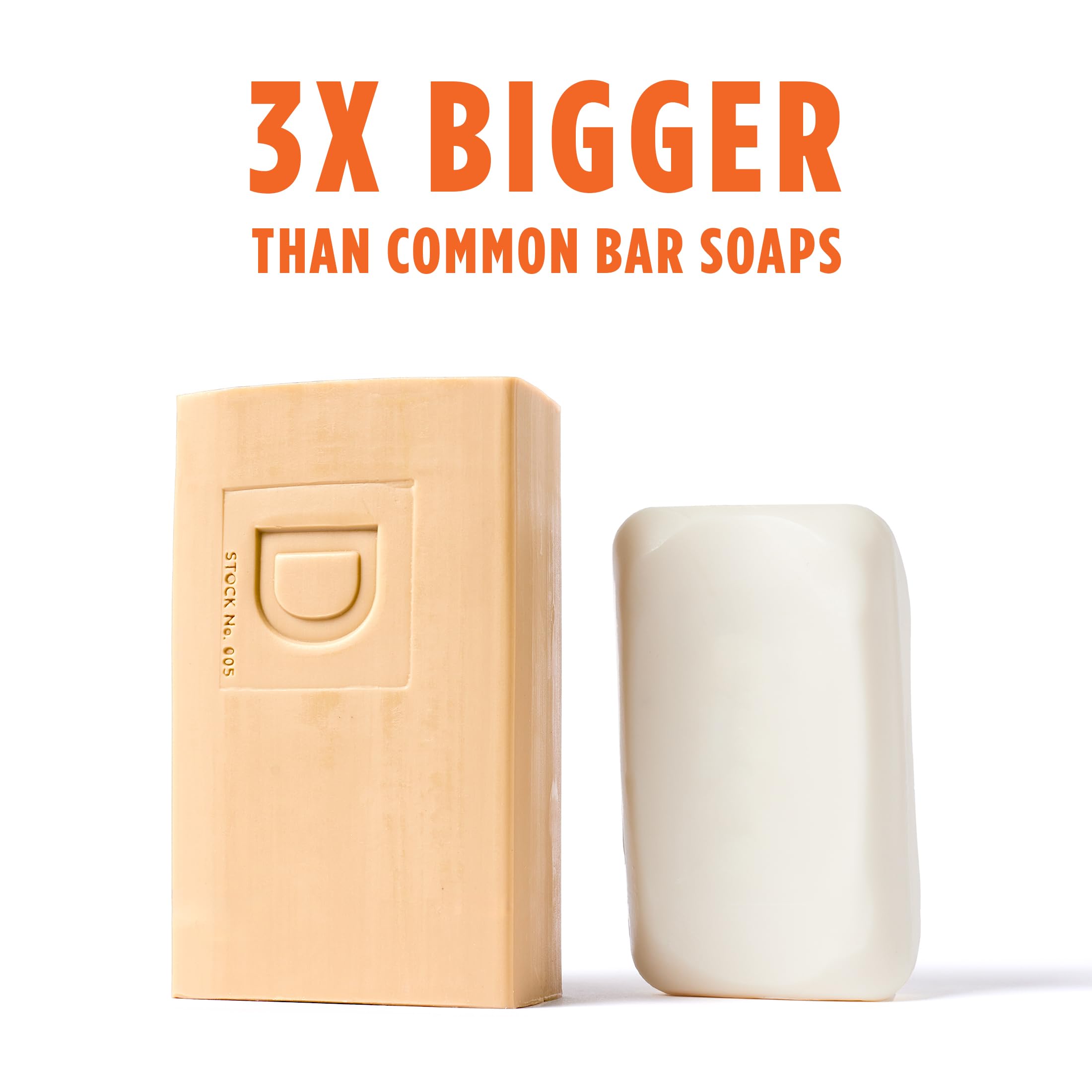 Duke Cannon Big Brick Soap American-made bar for durable daily use in bathrooms.