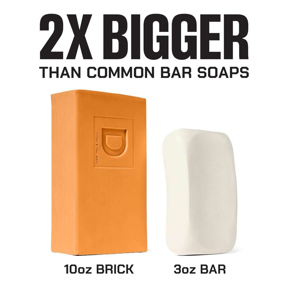 Bay rum citrus musk cedarwood aroma fills bathroom during wash